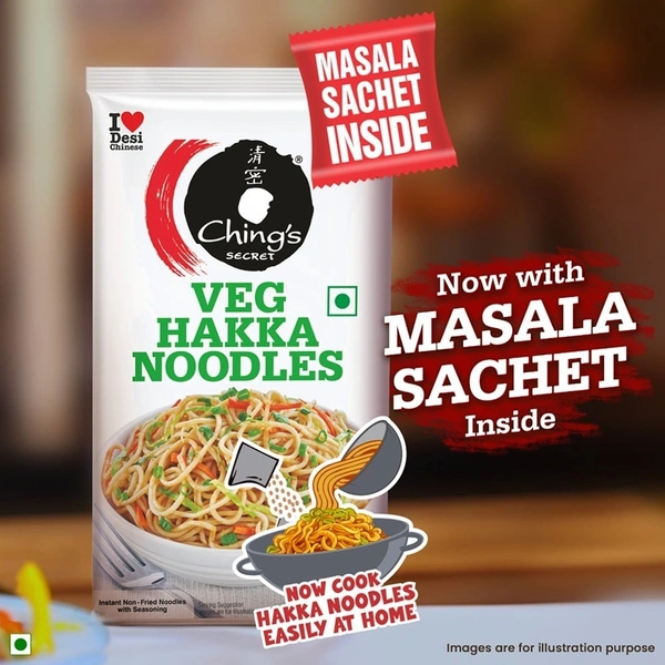 Ching's Secret Veg Hakka Noodles with Masala - 140 g