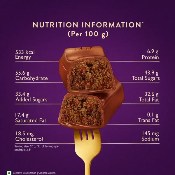 Cadbury Dairy Milk Silk Desserts Plum Cake Milk Chocolate Bar, 70 g - 70g