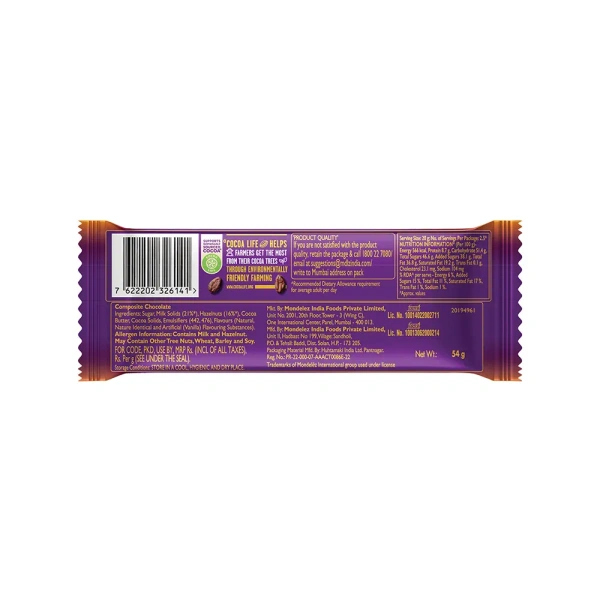 Cadbury Dairy Milk Silk Hazelnut Small Milk Chocolate Bar - 134g
