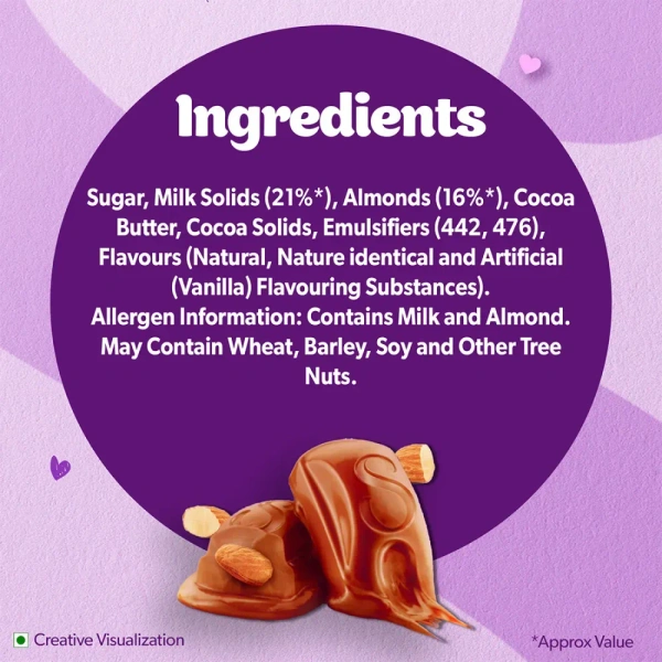 Cadbury Dairy Milk Silk Roast Almond Milk Chocolate Bar - 52g