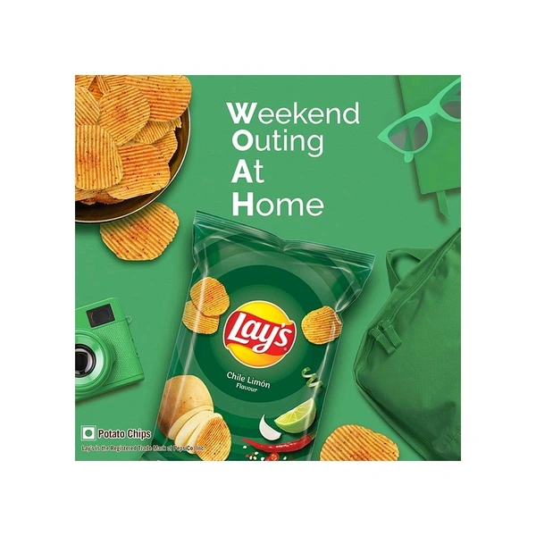Lays Lay's Chile Limon Flavour Potato Chips - 48g, Chips
