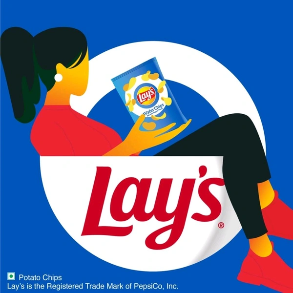 Lays Lay's Wafer Style - Salt with Pepper Potato Chips - 48 G, Chips