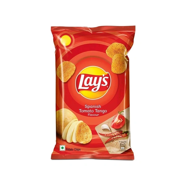 Lays Lay's Spanish Tomato Tango Flavor Potato Chips - 82g, Chips