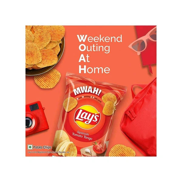 Lays Lay's Spanish Tomato Tango Potato Chips - 48g, Chips