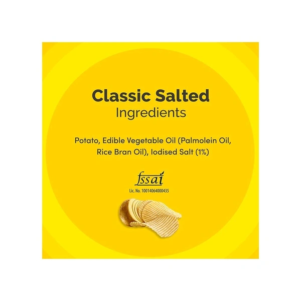 Lays Lay's Classic Salted Potato Chips - Chips, 48g