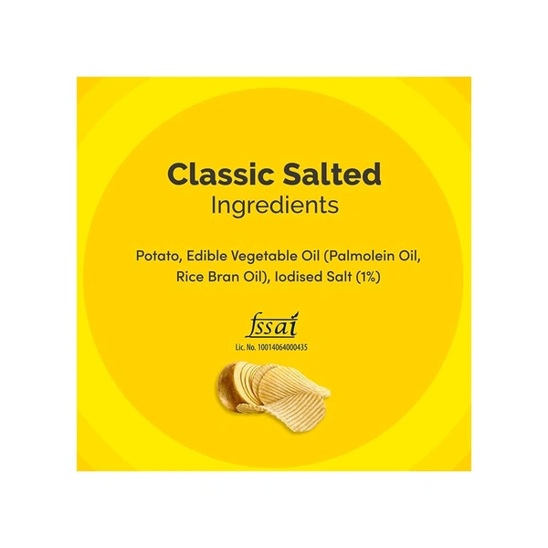 Lays Lay's Classic Salted Potato Chips - 67g, Chips