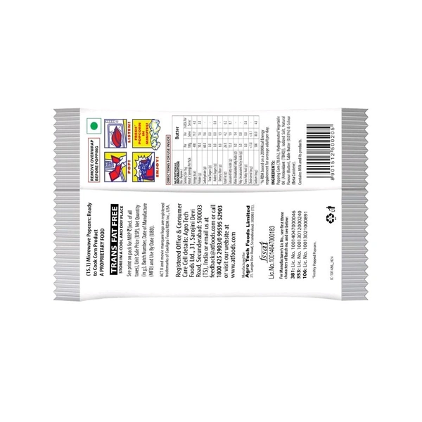 Act II Butter Popcorn - Microwave - Pack of 2 - 2 x 99 g, Popcorn
