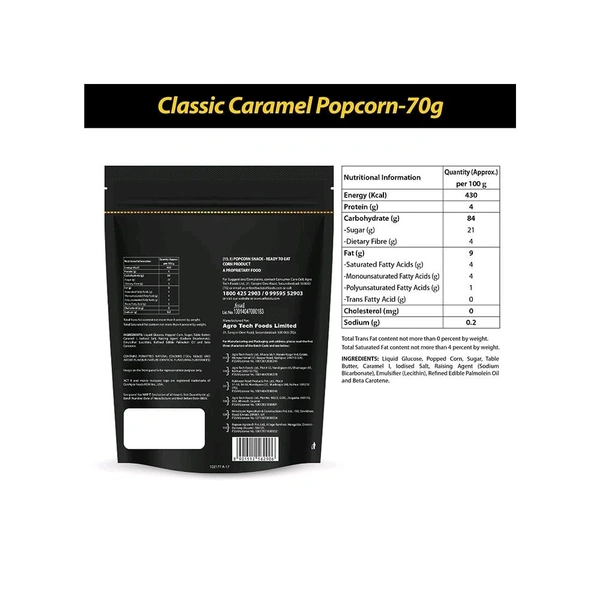 Act II Caramel Bliss Popcorn - Ready To Eat - 70g