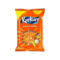 Kurkure Masala Munch Crisps - Pack of 3 - 3 x 75 g