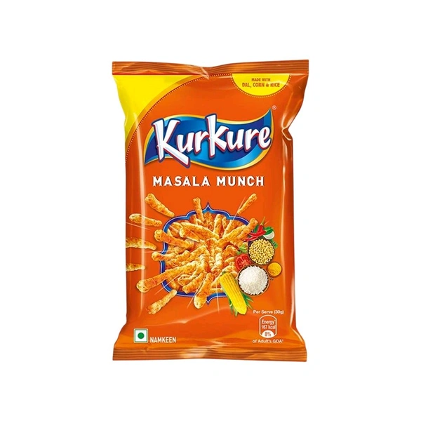 Kurkure Masala Munch Crisps  - 94g