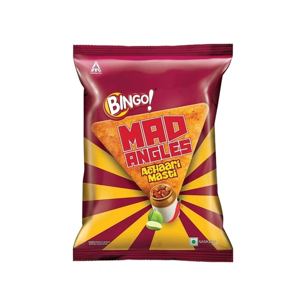 Bingo Mad Angles Achaari Masti Crisps - 60g