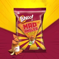 Bingo Mad Angles Achaari Masti Crisps - Pack of 2 - 2 x 60 g