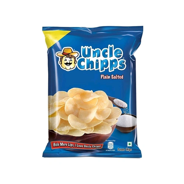 Uncle Chipps Plain Salted Potato Chips - 48g