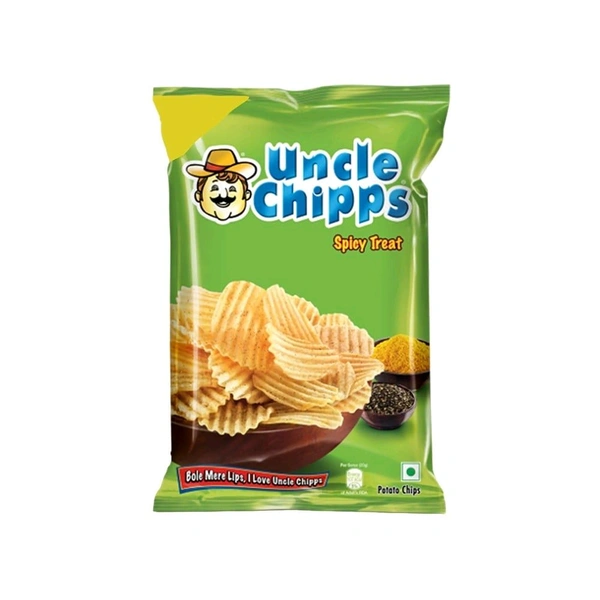 Uncle Chipps Spicy Treat Potato Chips - 80g