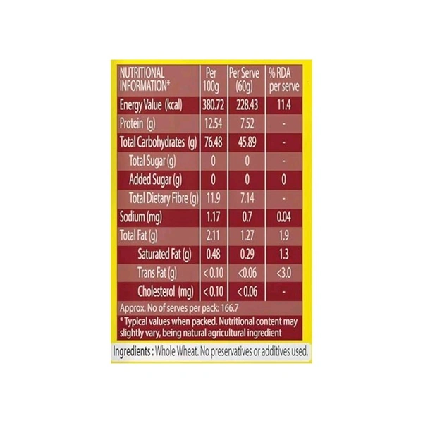 Ganesh Whole Wheat Chakki Atta - 10kg