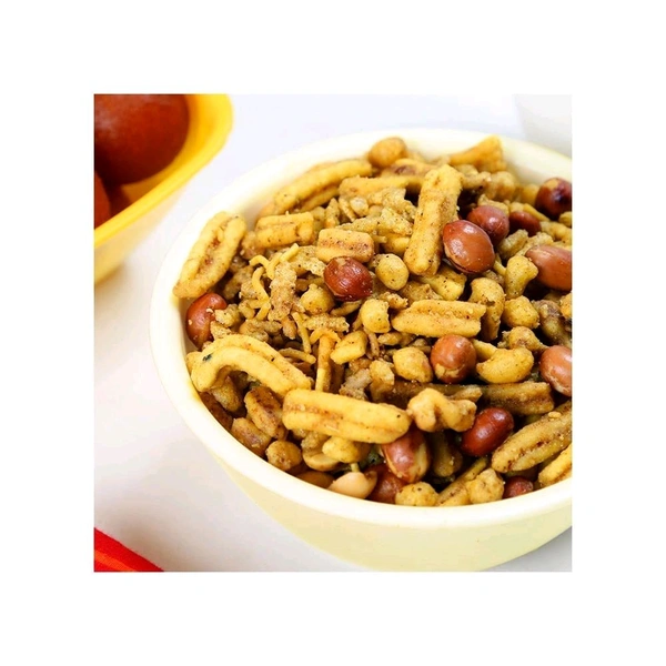 Mukharochak Sweet & Sour Chanachur Mixture Namkeen - Pack of 2 - 2 × 200g