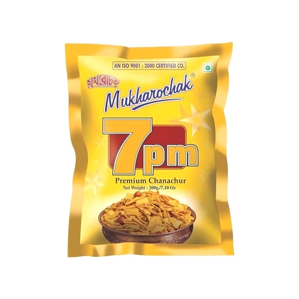 Mukharochak 7 Pm Premium Chanachur Mixture Namkeen - 200g