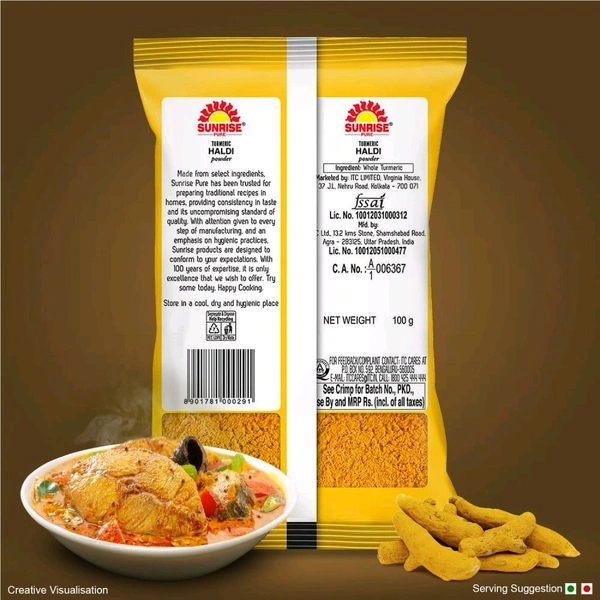 Sunrise Pure Turmeric Powder/Haldi Powder - 100g