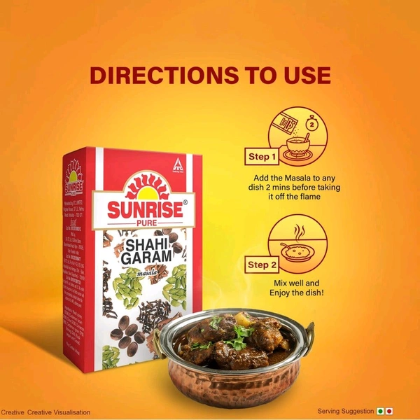Sunrise Pure Shahi Garam Masala Powder - 25g