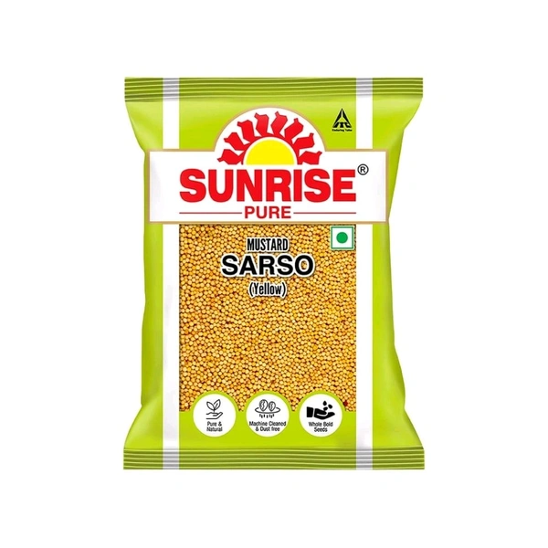 Sunrise Pure Yellow Mustard Seeds (Sarso) - 50g