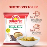 Sunrise Pure Shorshe Posto Powder/Mustard and Poppy Seeds - 50g