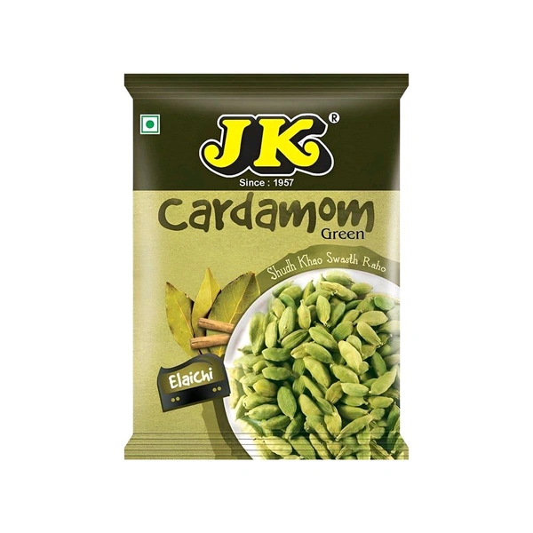 JK Green Cardamom Whole Small - 25g