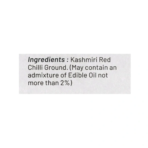 JK Kashmiri Mirch/ Chilli Powder - 100g