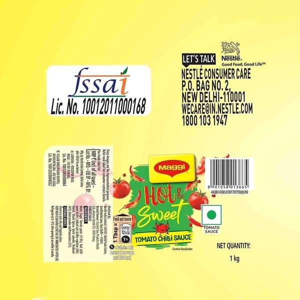 Maggie Maggi Hot & Sweet Tomato Chilli Sauce 1 kg - 1 Kg