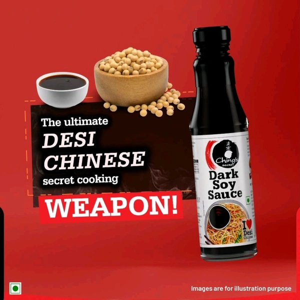 Chings Ching's Secret Dark Soy Sauce Rich, Brown and Zesty - 210 g