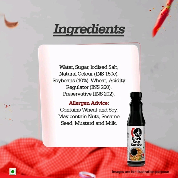 Chings Ching's Secret Dark Soy Sauce Rich, Brown and Zesty - 210 g