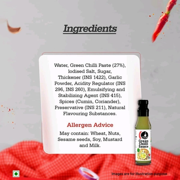 Chings Ching's Secret Green Chilli Sauce - 190 g