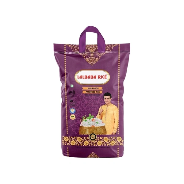 Lalbaba Parboiled Jeerakathi Rice - 5kg