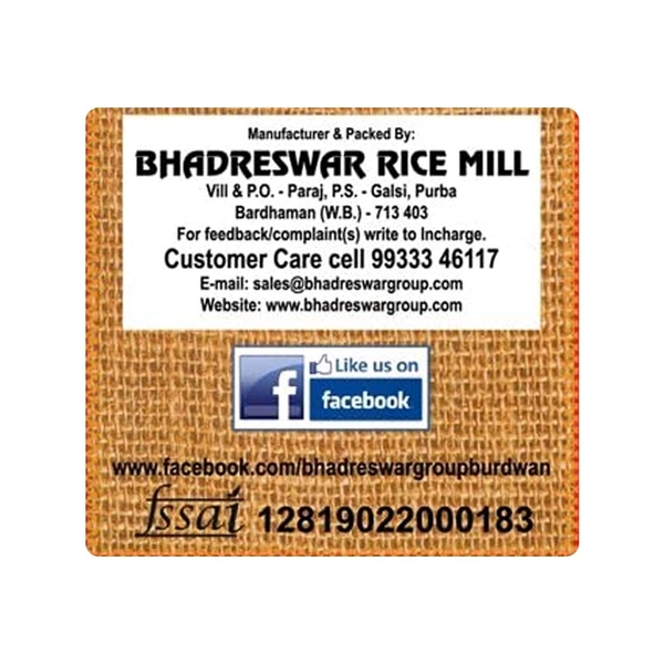 Lalbaba Parboiled Jeerakathi Rice - 5kg
