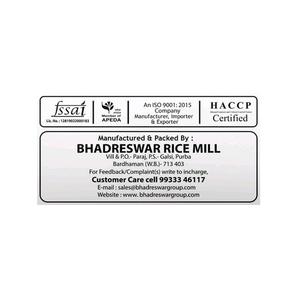 Lalbaba Bhadreswar Economy Ratna Rice (Long Grain) - 26kg