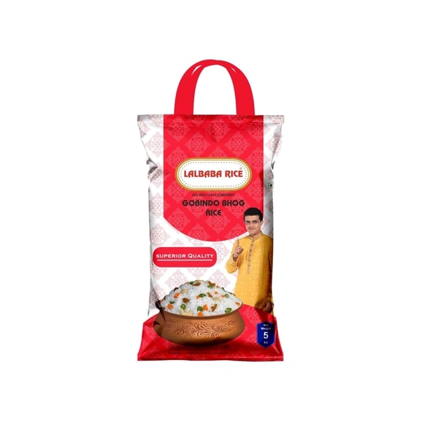 Lalbaba Govindo Bhog Rice (Short Grain) - 5kg