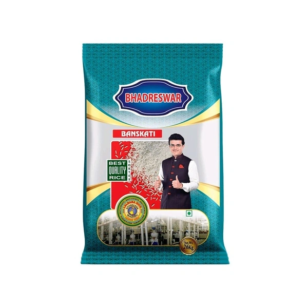 Lalbaba Best Quality Banskati Rice (Long Grain) - 26 Kg