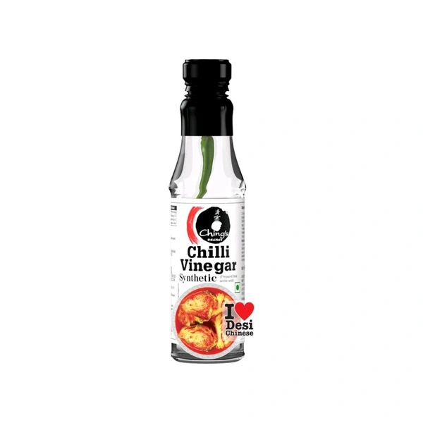 Ching's Secret White Chilli Vinegar with Green Jwala Chilli - 170ml