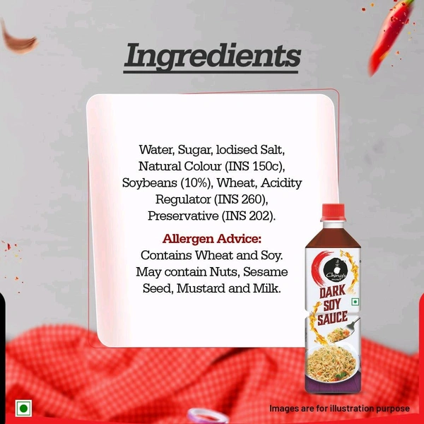 Ching's Secret Dark Soy Sauce Rich, Brown and Zesty - 750g