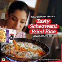 Ching's Secret Schezwan Fried Rice Masala Instant Mix - 5 Single Use Pouches - 5 x 20 g