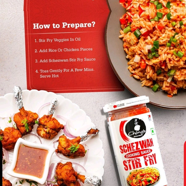 Ching's Secret Schezwan Stir Fry Cooking Sauce - 250g