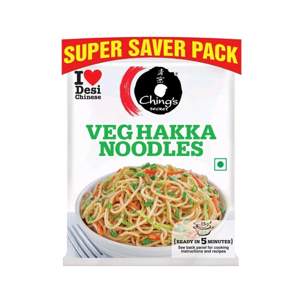 Ching's Secret Veg Hakka Instant Noodles - 560g