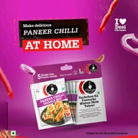 Ching's Secret Paneer Chilli Masala Instant Mix - 5 Single Use Pouches - 5 x 20 g