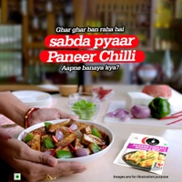 Ching's Secret Paneer Chilli Masala Instant Mix - 5 Single Use Pouches - 5 x 20 g