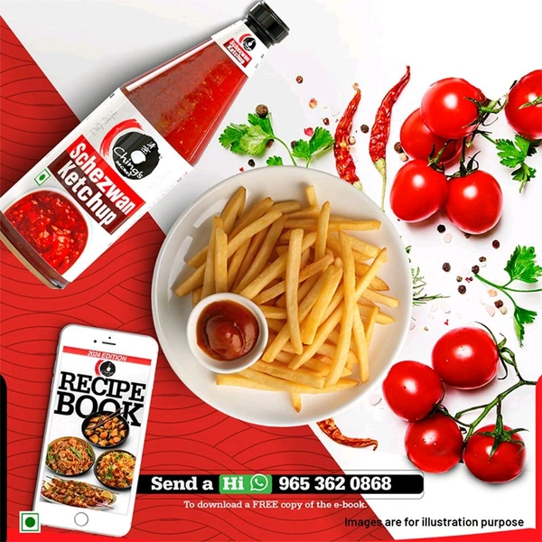 Ching's Secret Schezwan & Tomato Sauce Ketchup - 485g