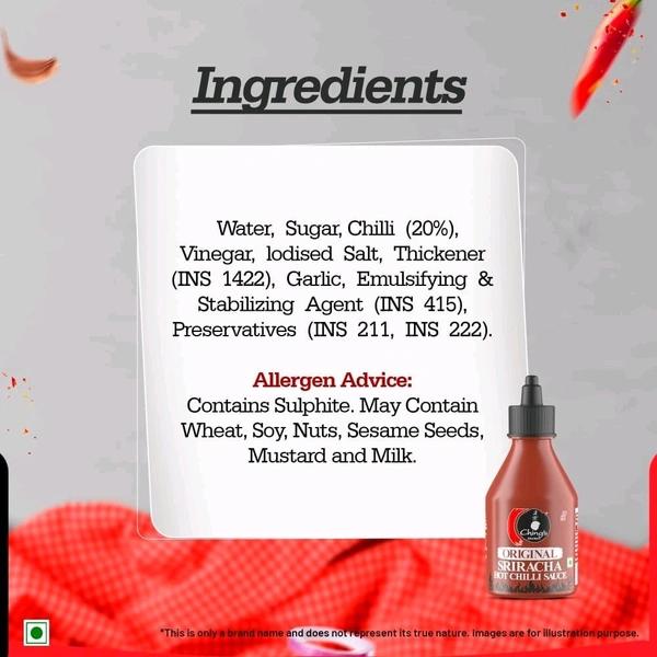 Ching's Secret Original Sriracha Hot Chilli Sauce - 230g