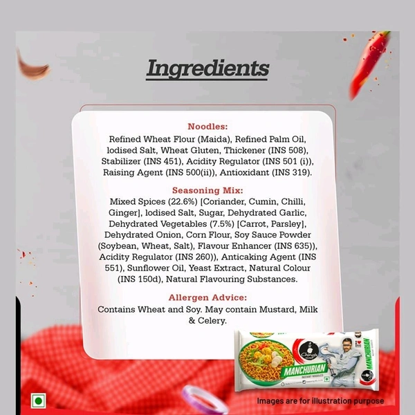 Ching's Secret Manchurian Flavoured Instant Noodles - 240g