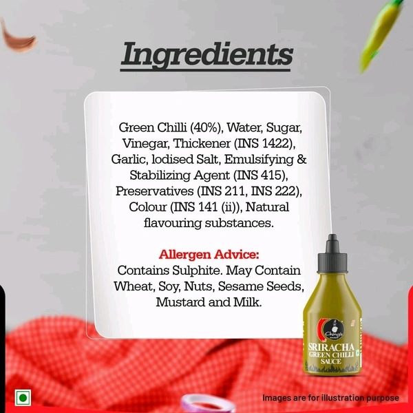 Ching's Secret Sriracha Green Chilli Sauce - 225g