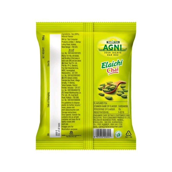Tata Tea Agni Elaichi Tea Leaves - 250 g