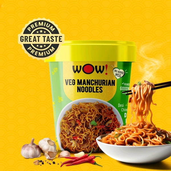 Wow! Veg Manchurian Cup Noodles - 90g