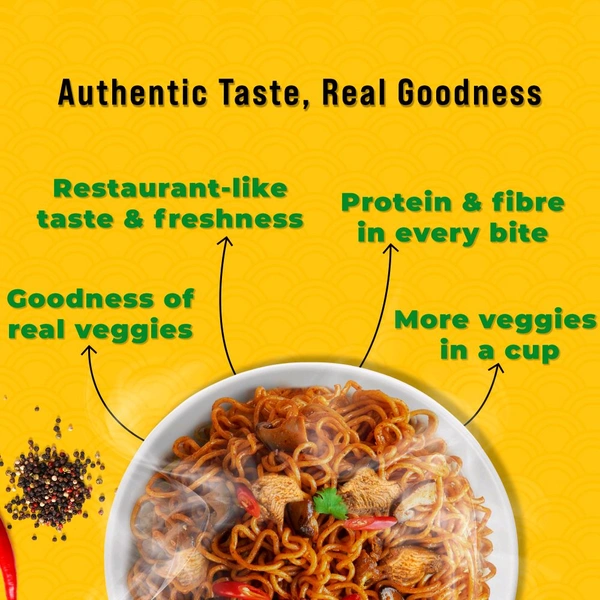 Wow! Veg Manchurian Cup Noodles - Pack of 3
- 3 x 90 g